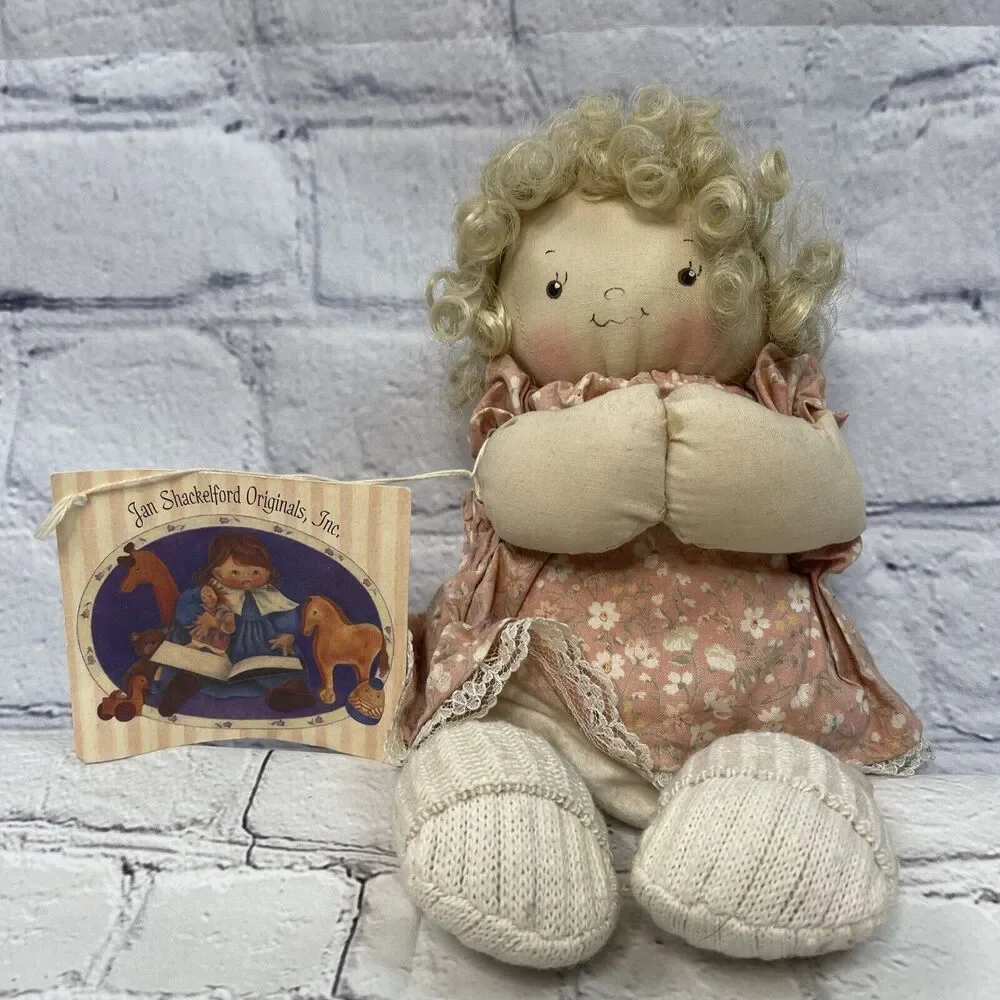 Jan Shackelford Originals 1991 Signed Blonde Hair Vintage Youngun Baby Girl Doll
